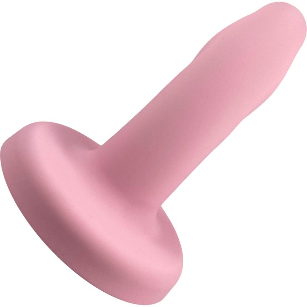 Non-Phallic Dildos | Merge Collection Lazre 6" Silicone Suction Cup Dildo – Pink