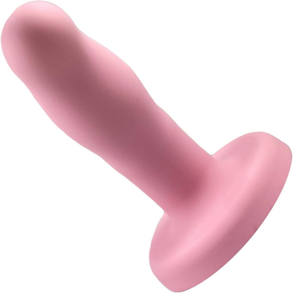 Non-Phallic Dildos | Merge Collection Lazre 6" Silicone Suction Cup Dildo – Pink