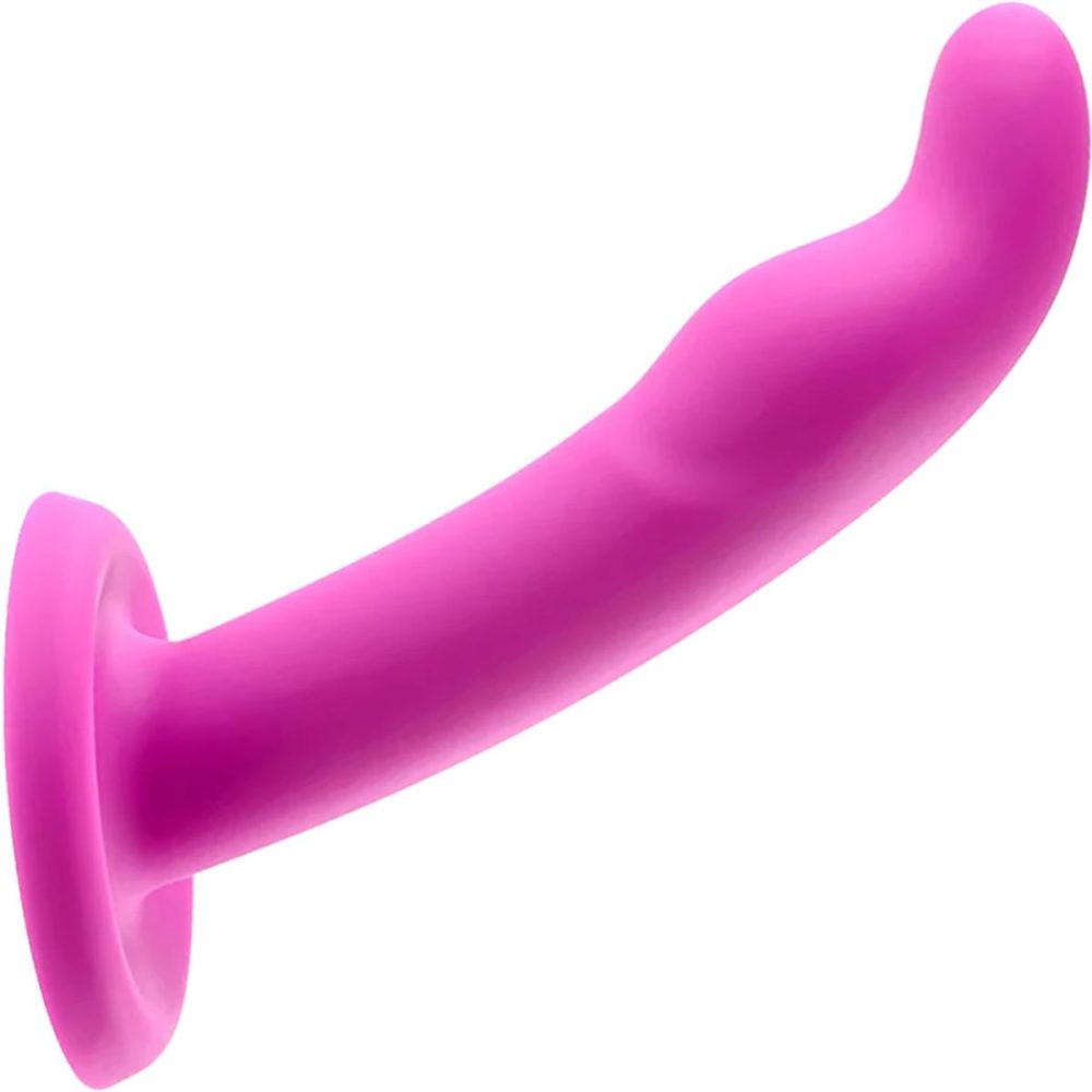 Non-Phallic Dildos | Merge Collection Tana 8" Silicone Suction Cup Dildo – Pink