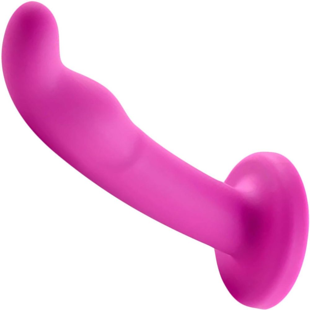 Non-Phallic Dildos | Merge Collection Tana 8" Silicone Suction Cup Dildo – Pink