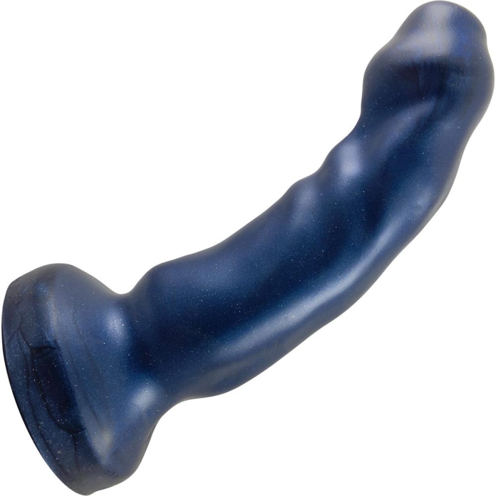 Non-Phallic Dildos | Solaris 5.75" Dual Density Silicone Dildo – Deep Space