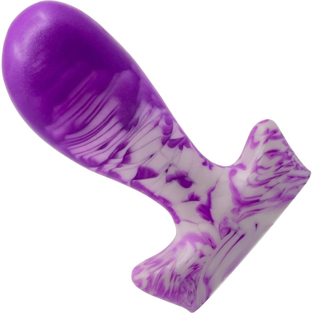 Non-Phallic Dildos | The Festa 4.63" Medium Silicone Vaginal Plug – Heliotrope