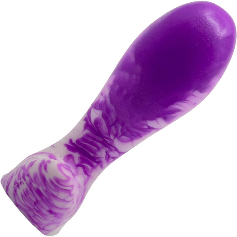 Non-Phallic Dildos | The Festa 4.63" Medium Silicone Vaginal Plug – Heliotrope