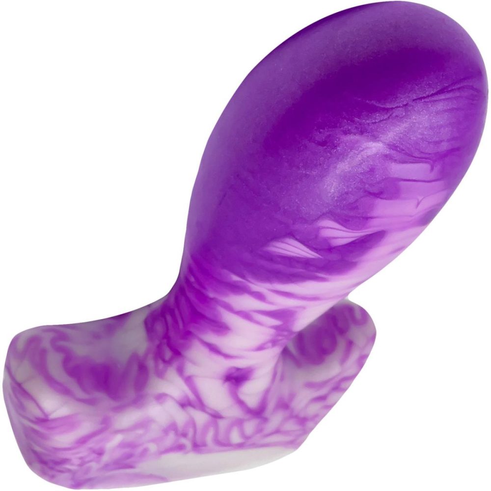 Non-Phallic Dildos | The Festa 4.63" Medium Silicone Vaginal Plug – Heliotrope