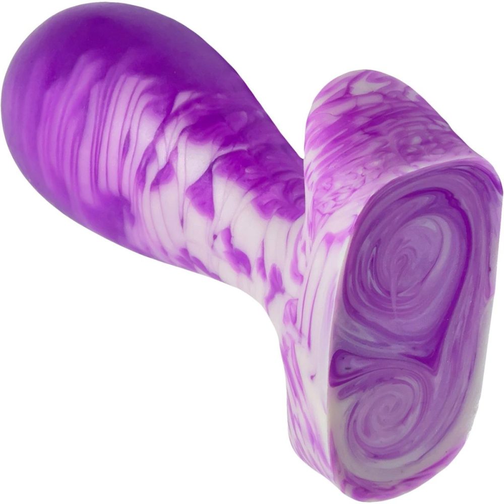 Non-Phallic Dildos | The Festa 4.63" Medium Silicone Vaginal Plug – Heliotrope