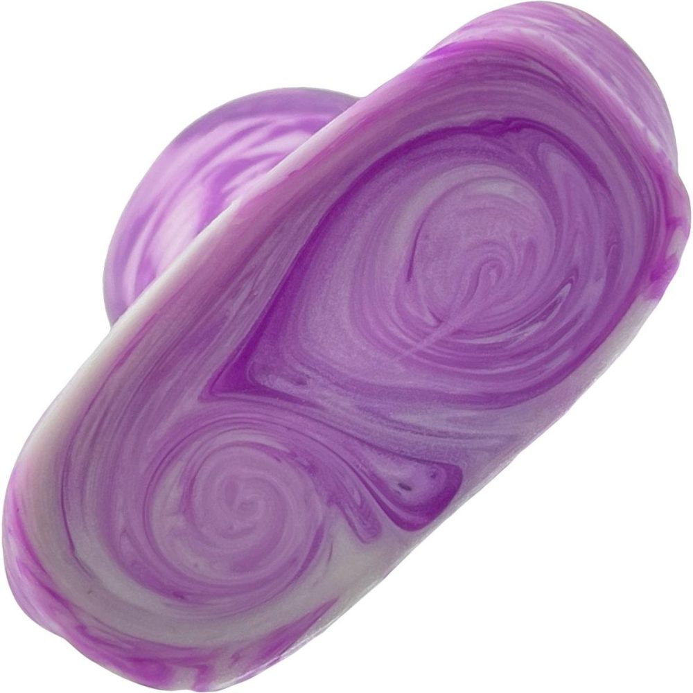 Non-Phallic Dildos | The Festa 4.63" Medium Silicone Vaginal Plug – Heliotrope