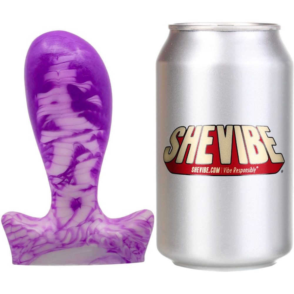 Non-Phallic Dildos | The Festa 4.63" Medium Silicone Vaginal Plug – Heliotrope