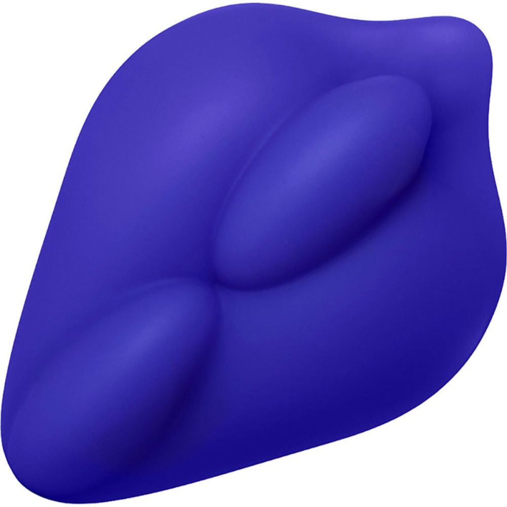 Non-Vibrating Silicone Grinders | Bumpher Soft Silicone Dildo Base for Harness Play – Midnight Blue