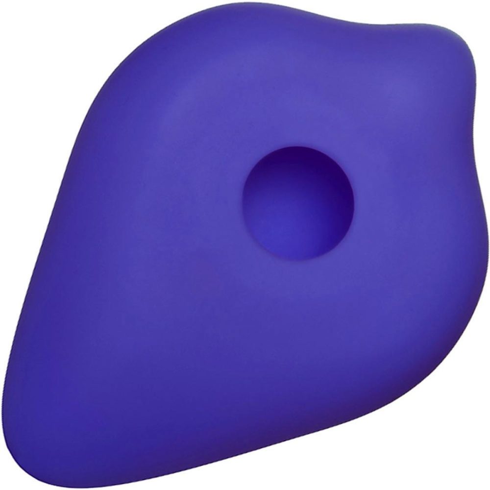 Non-Vibrating Silicone Grinders | Bumpher Soft Silicone Dildo Base for Harness Play – Midnight Blue