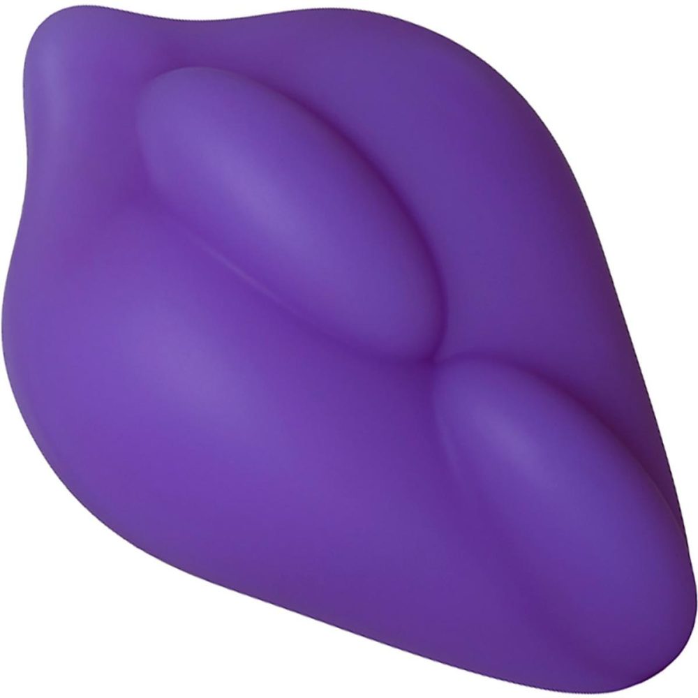 Non-Vibrating Silicone Grinders | Bumpher Soft Silicone Dildo Base for Harness Play – Purple