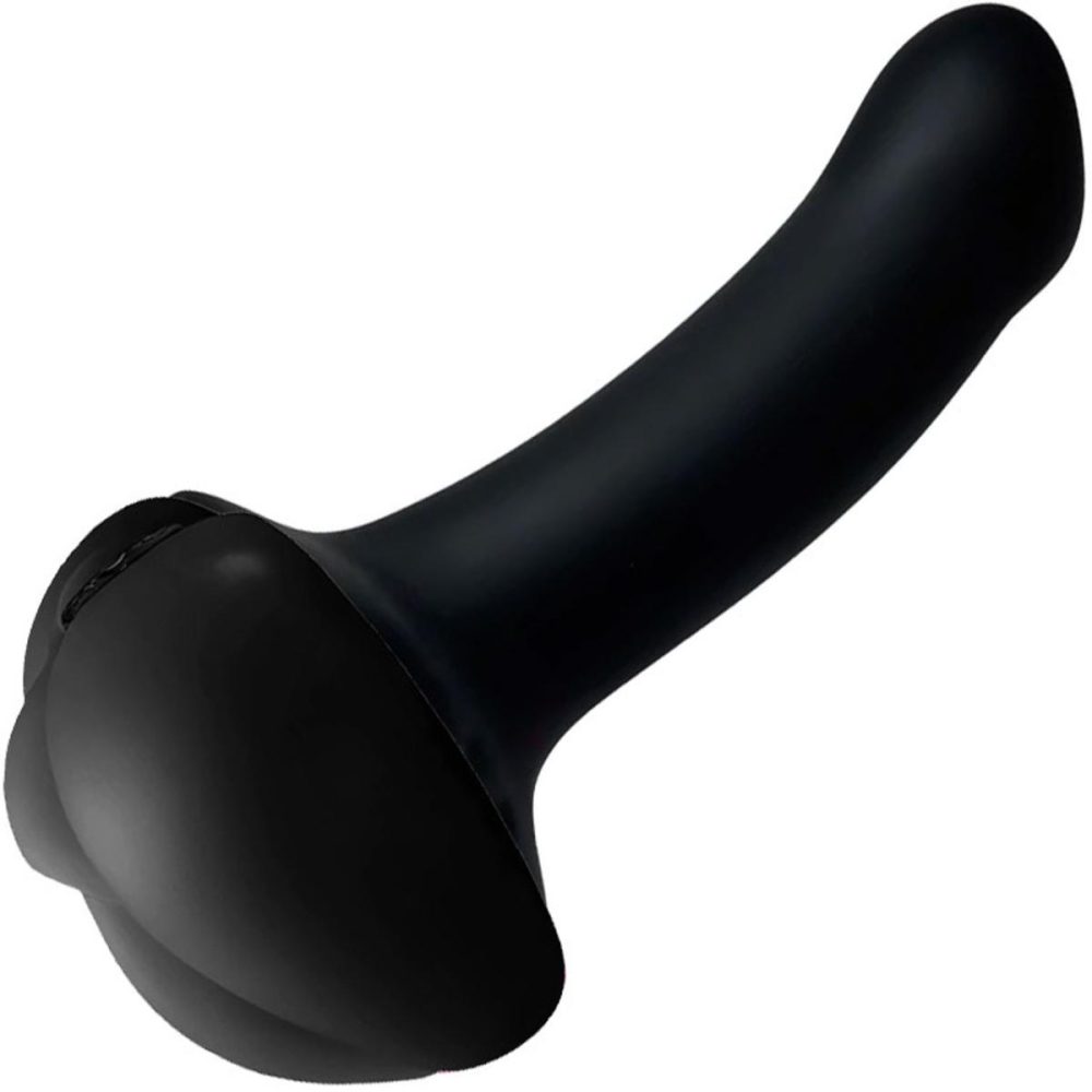 Non-Vibrating Silicone Grinders | Lippi Soft Silicone Grinder, Stroker & Dildo Base Stimulation Cushion – Black