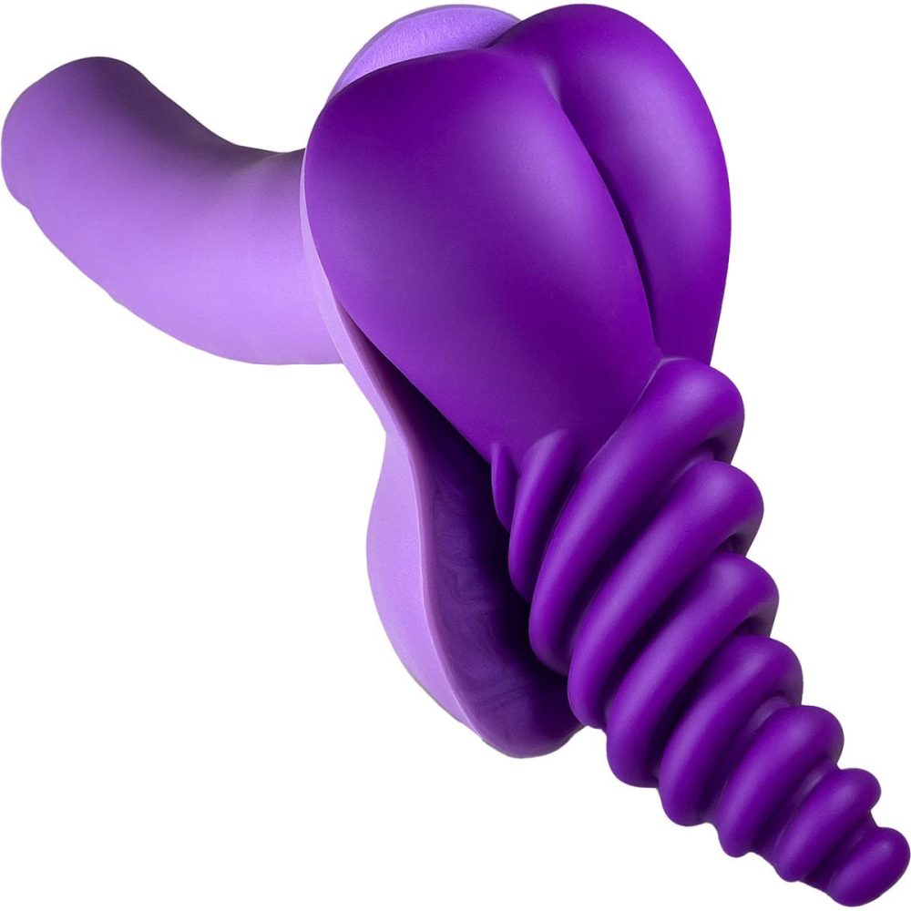 Non-Vibrating Silicone Grinders | Luvgrind Soft Silicone Grinder, Stroker & Dildo Base Stimulation Cushion – Purple