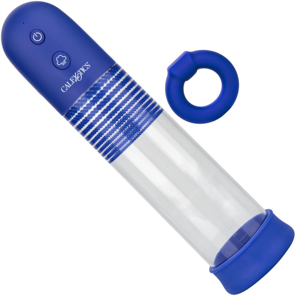 Penis Pumps | Admiral Rechargeable Rock Hard Penis Pump Kit – Blue