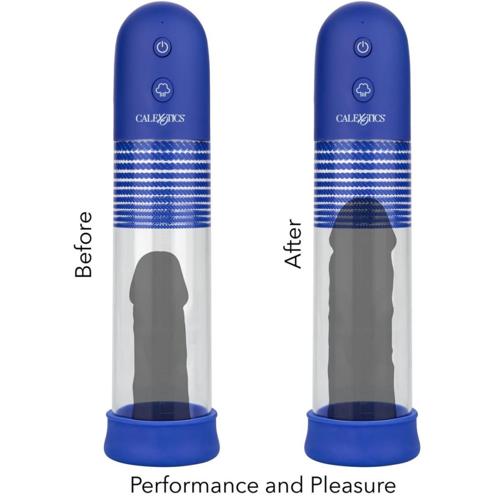 Penis Pumps | Admiral Rechargeable Rock Hard Penis Pump Kit – Blue