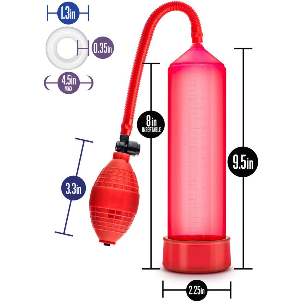 Penis Pumps | Performance VX101 Enhancement Penis Pump – Red