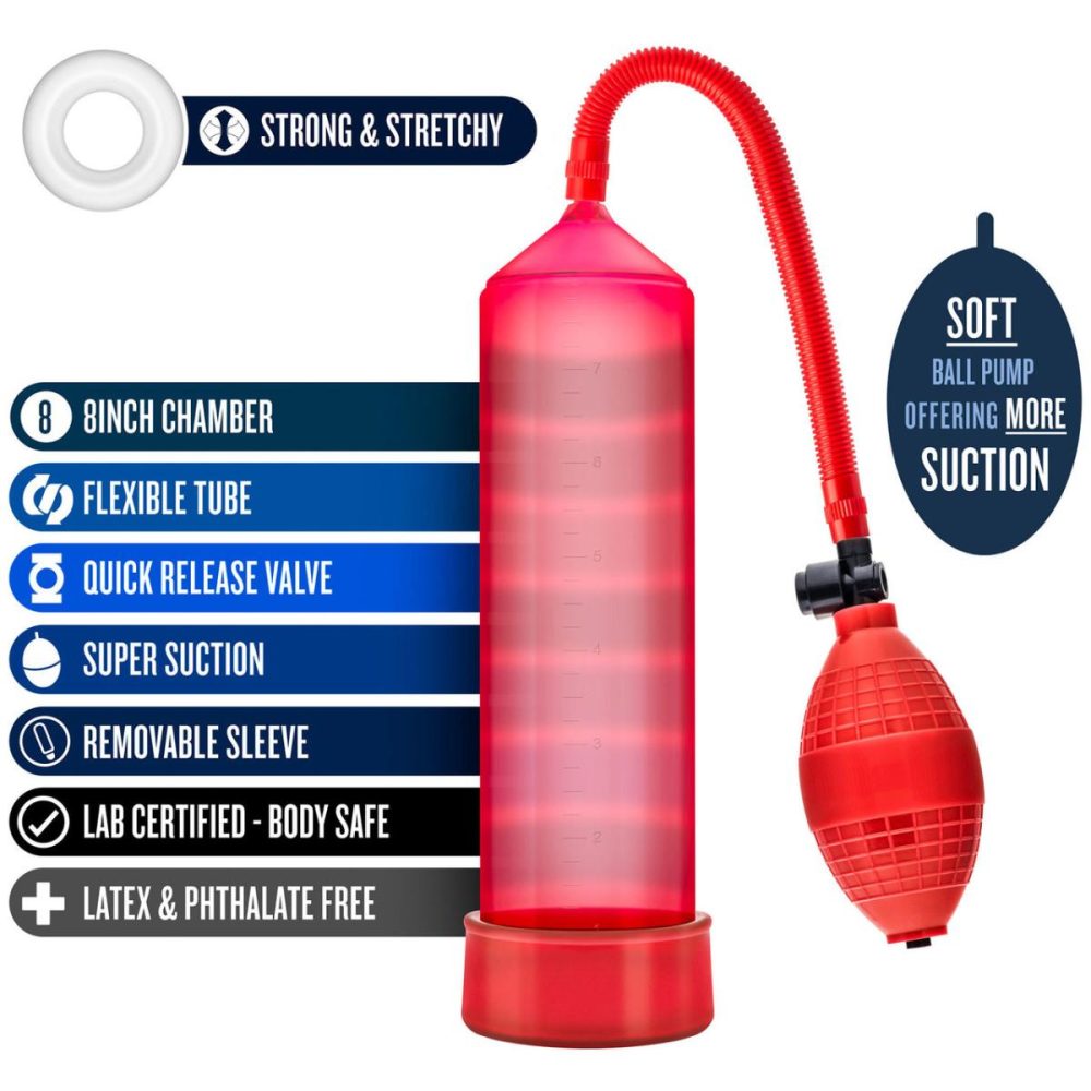 Penis Pumps | Performance VX101 Enhancement Penis Pump – Red