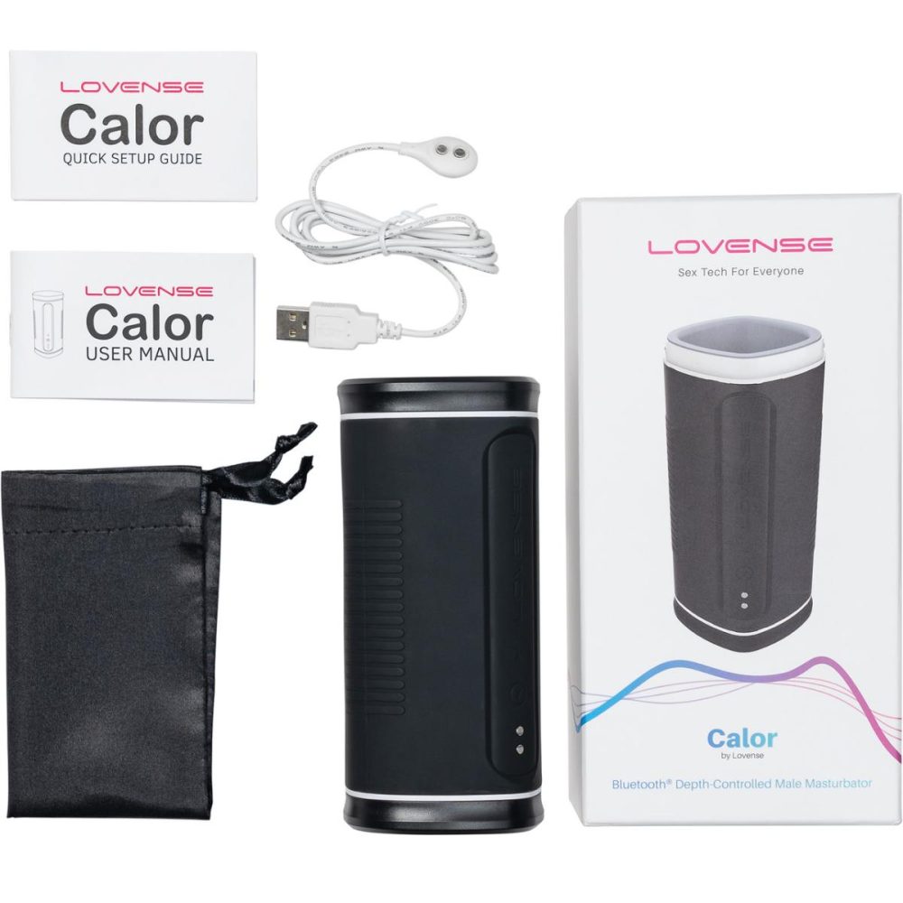 Penis Toys | Calor Depth-Controlled App Compatible Heating & Vibrating Penis Masturbator