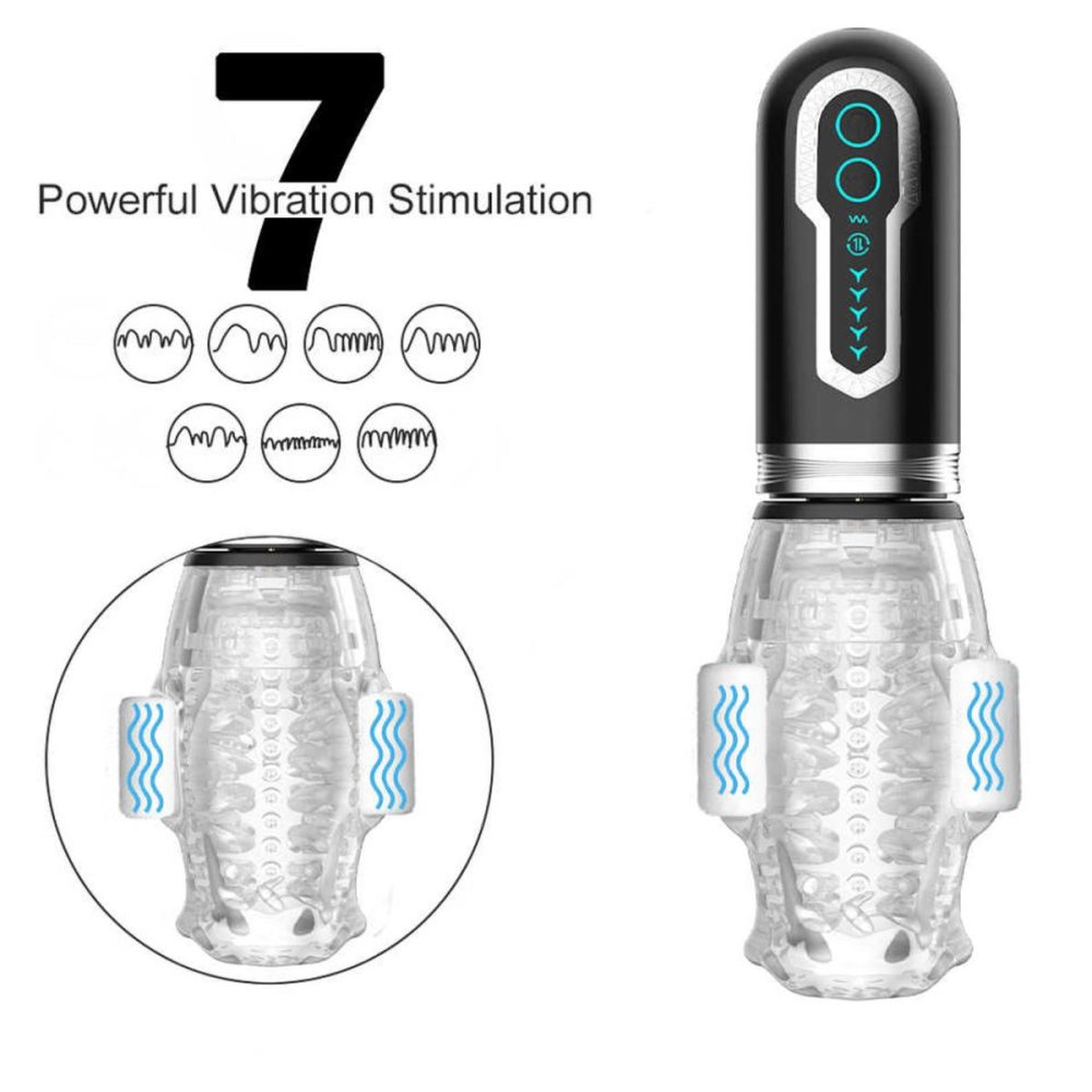 Penis Toys | Gawk Gawk 3000 Thrusting Rotating Vibrating Rechargeable Oral Sex Penis Masturbator