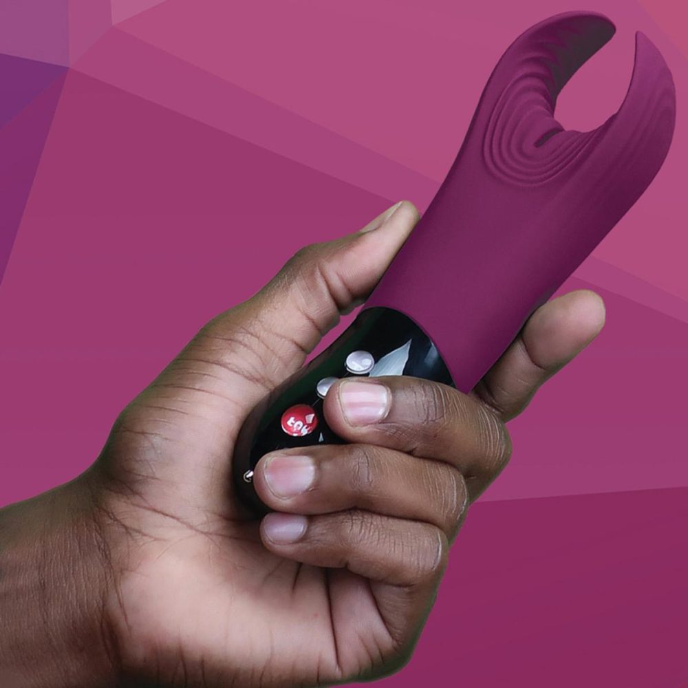 Penis Toys | JEWELS MANTA Vibrating Penis Stroker & Couples Penis Toy – Garnet