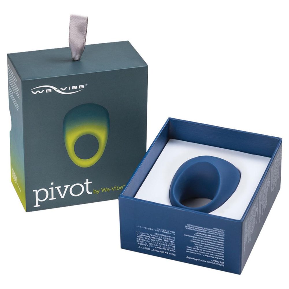 Penis Toys | Pivot by Vibrating Silicone Rechargeable Penis Ring – Blue