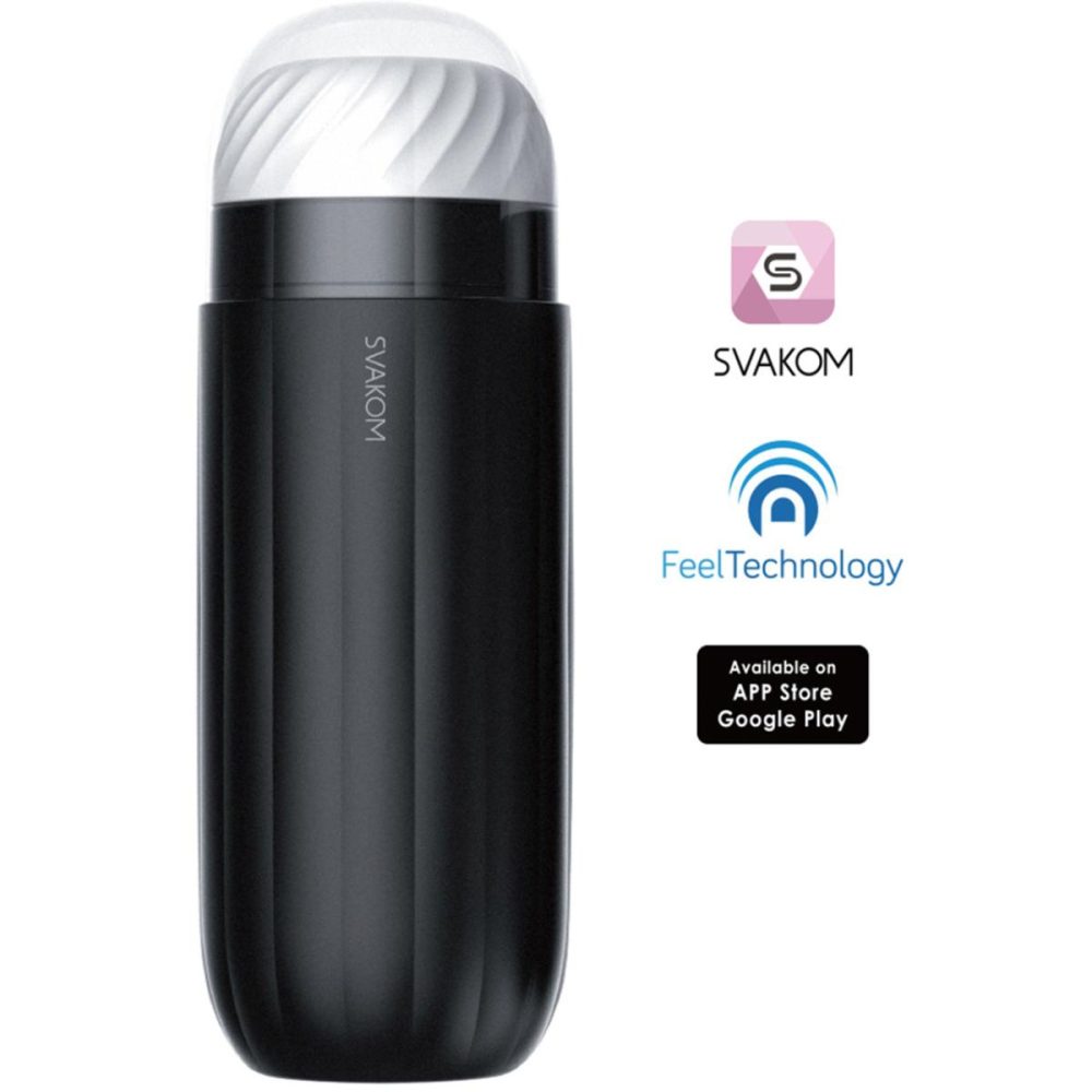 Penis Toys | SVAKOM SAM NEO Powerful App Enabled Interactive Penis Masturbator With Suction & Vibration