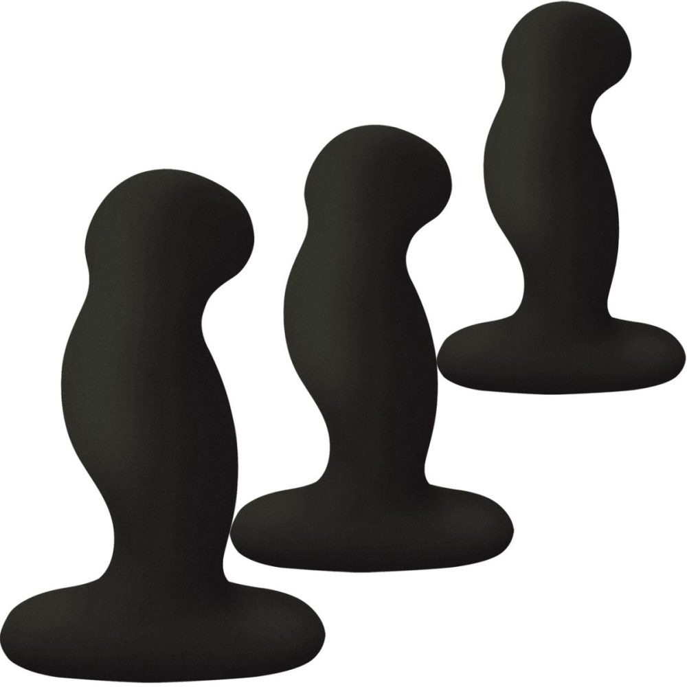 Prostate Massagers | G-Play Trio+ Unisex Rechargeable Silicone 3 Piece Vibrator Set