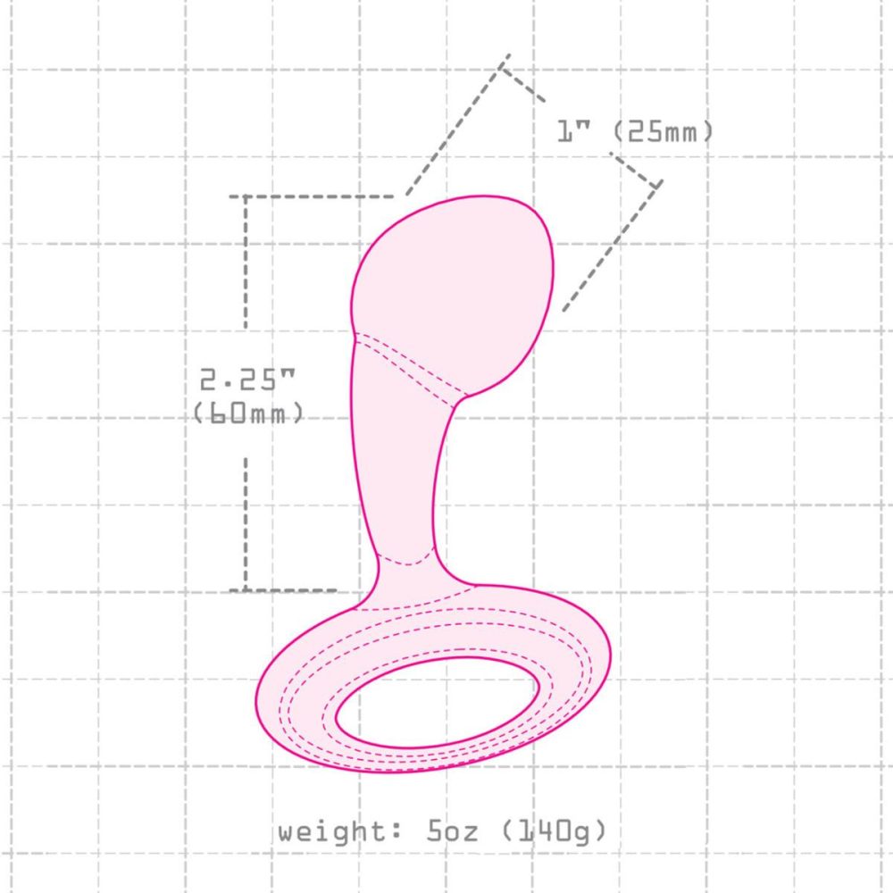 Prostate Massagers | Pure Plug Stainless Steel Butt Plug – Small