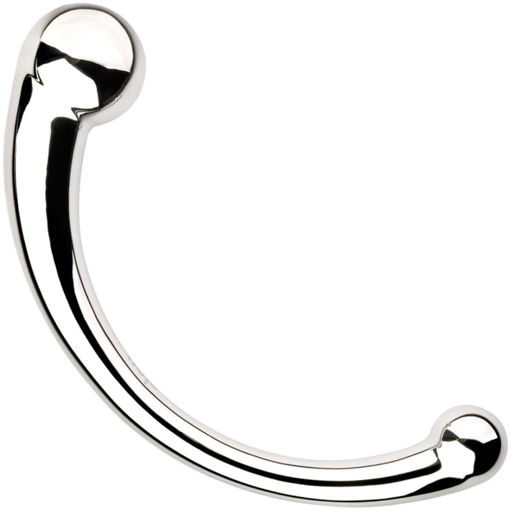 Prostate Massagers | Pure Wand Double Ended Stainless Steel Dildo