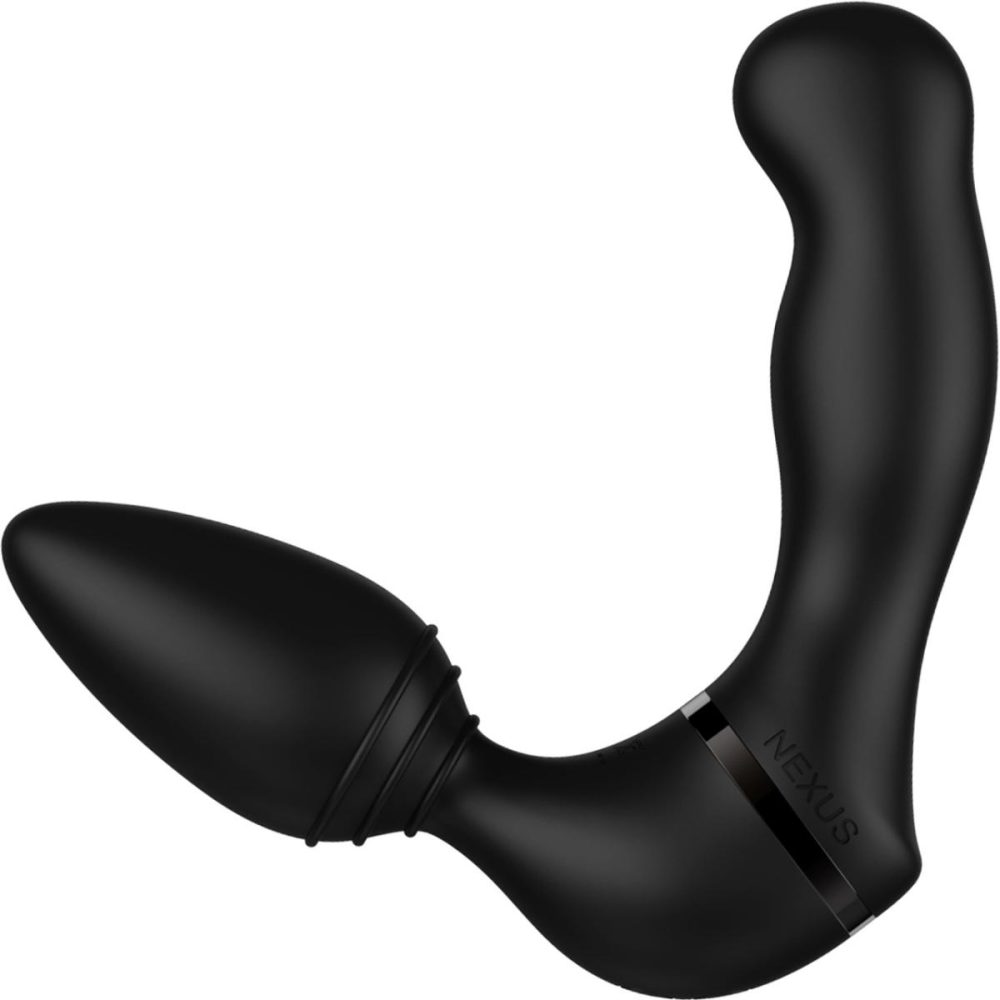 Prostate Massagers | Revo Twist Dual Use Silicone Vibrating Anal Plug & Rotating Prostate Massager With Remote