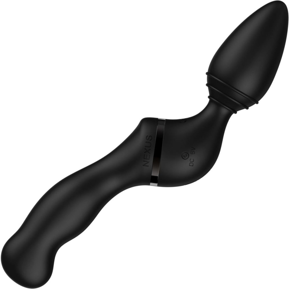 Prostate Massagers | Revo Twist Dual Use Silicone Vibrating Anal Plug & Rotating Prostate Massager With Remote