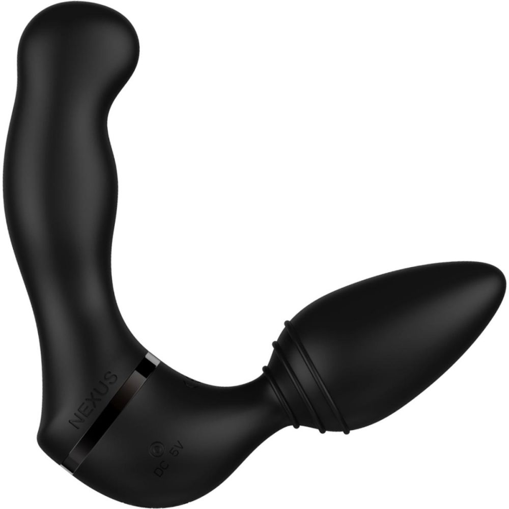 Prostate Massagers | Revo Twist Dual Use Silicone Vibrating Anal Plug & Rotating Prostate Massager With Remote