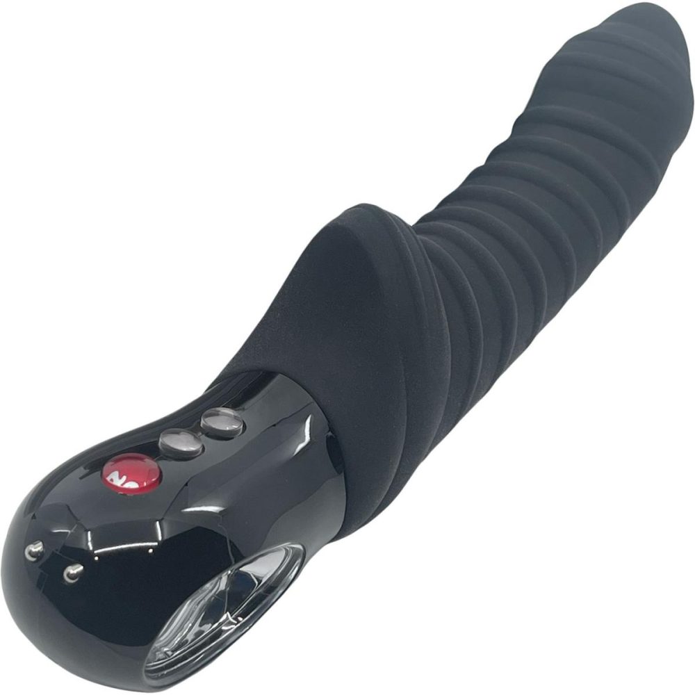 Prostate Massagers | TIGER Silicone Waterproof Rechargeable G-Spot Vibrator – Black