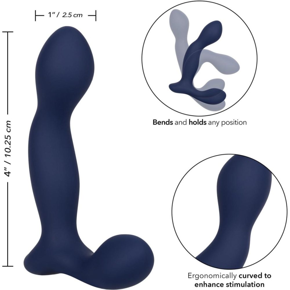 Prostate Massagers | Viceroy Platinum Series Expert Silicone Anal Probe – Blue