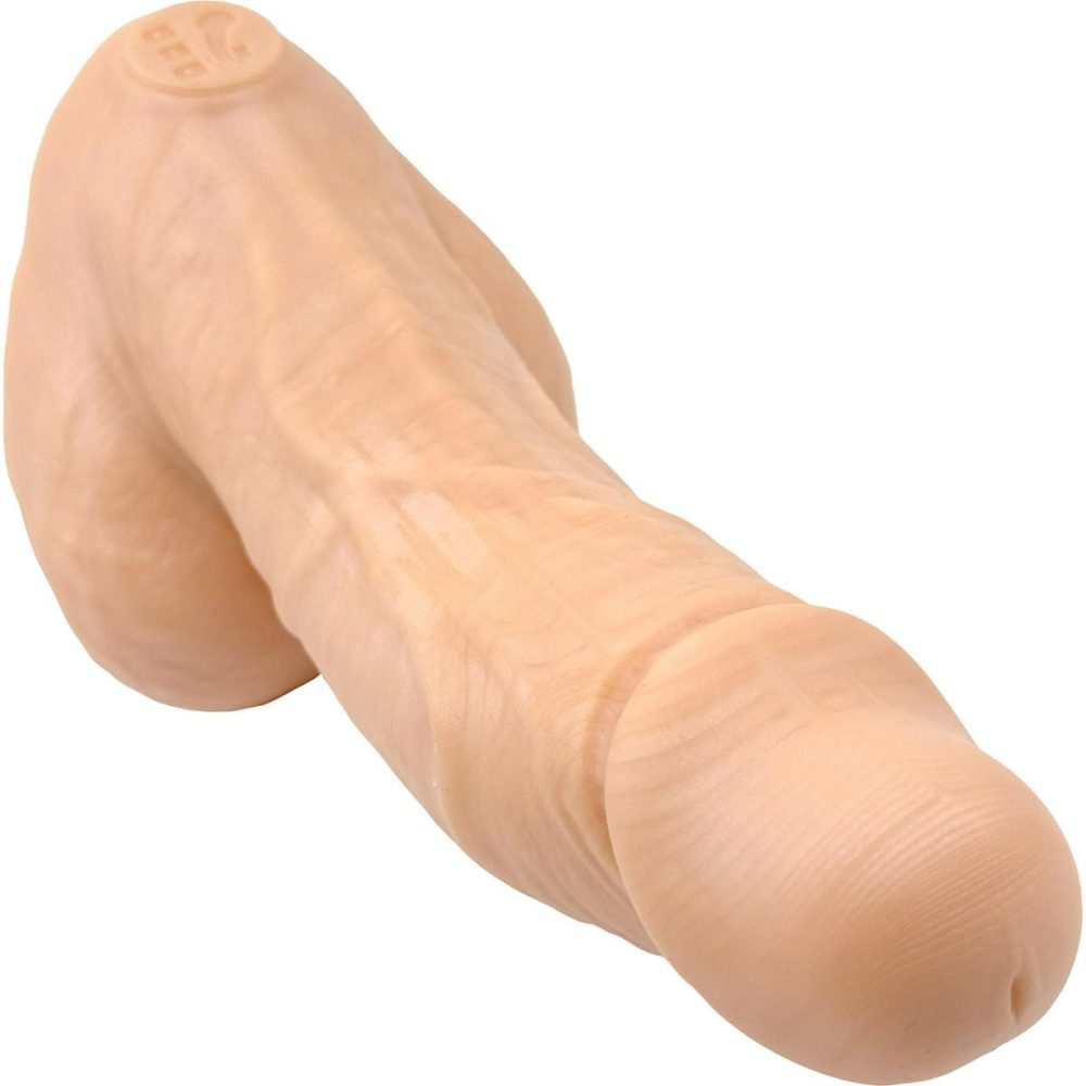 Realistic Dildos | BIG Daddy Dallas Large 8" Platinum Silicone Realistic Dildo – Vanilla