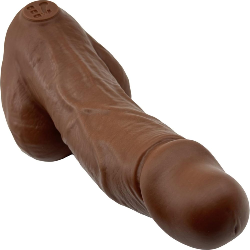 Realistic Dildos | BIG Daddy Dallas XL 9" Platinum Silicone Realistic Dildo – Chocolate