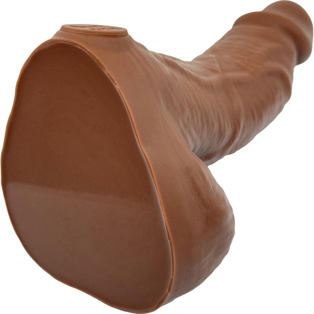 Realistic Dildos | BIG Daddy Dallas XL 9" Platinum Silicone Realistic Dildo – Chocolate