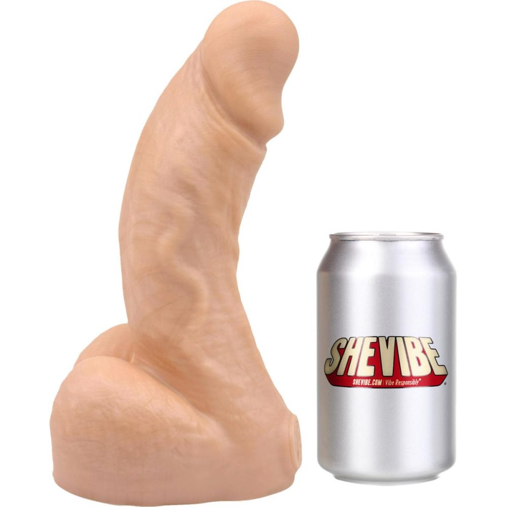 Realistic Dildos | BIG Daddy Dallas XL 9" Platinum Silicone Realistic Dildo – Vanilla