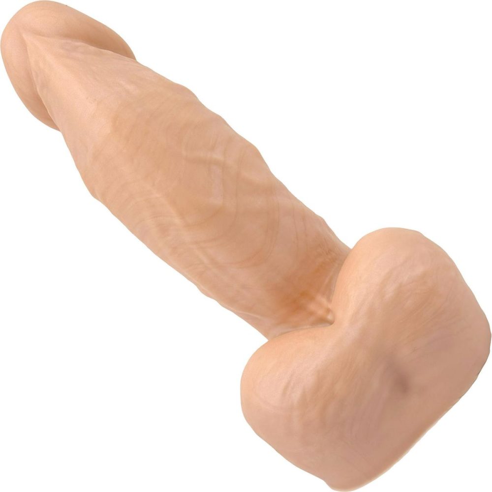 Realistic Dildos | BIG Daddy Dallas XL 9" Platinum Silicone Realistic Dildo – Vanilla