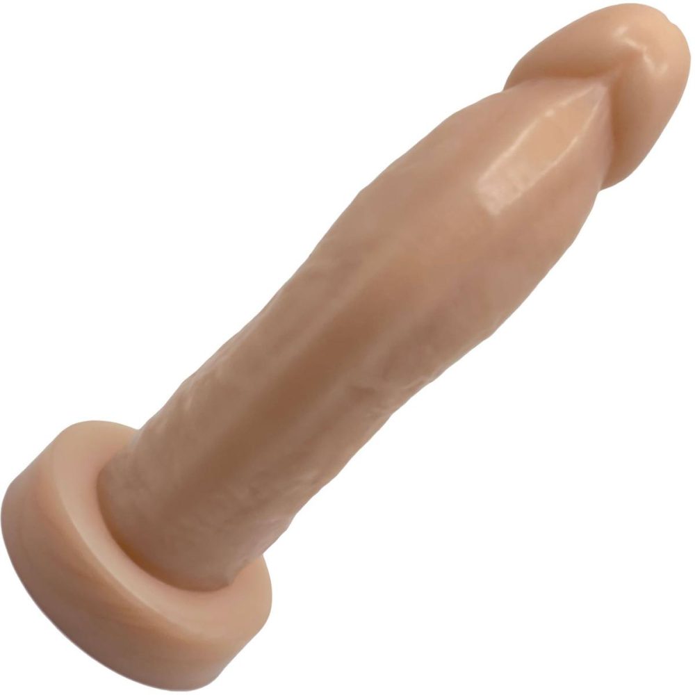 Realistic Dildos | BIG Daddy Diedrich XL 9.25" Platinum Silicone Realistic Dildo – Vanilla