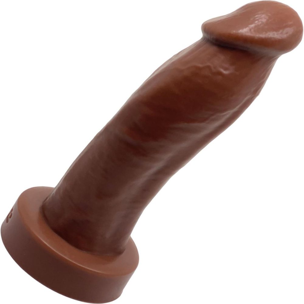 Realistic Dildos | BIG Daddy Duncan Large 8" Platinum Silicone Realistic Dildo – Chocolate