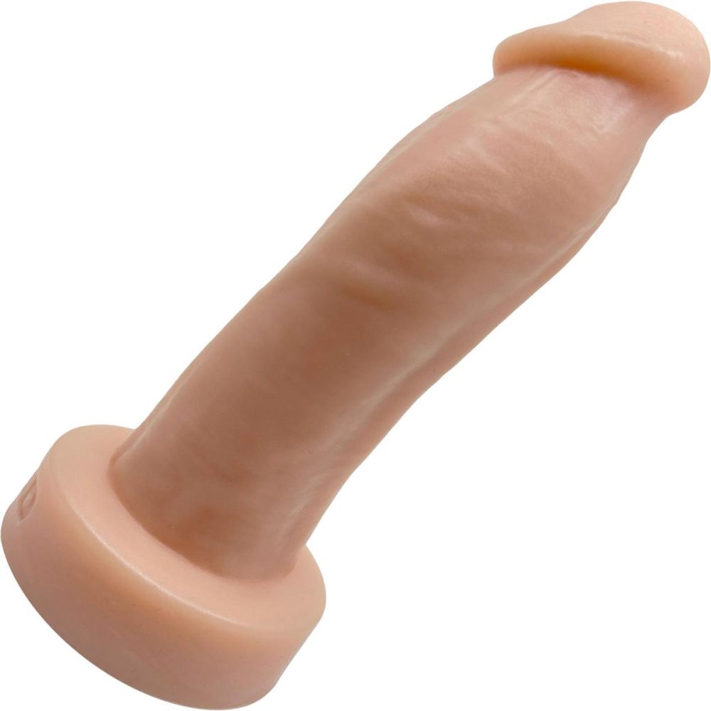 Realistic Dildos | BIG Daddy Duncan Large 8" Platinum Silicone Realistic Dildo – Vanilla