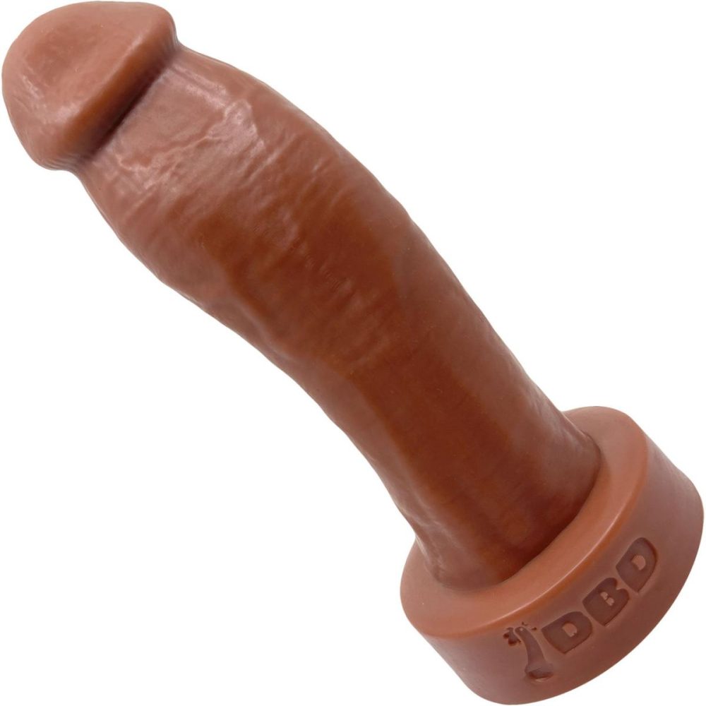 Realistic Dildos | BIG Daddy Duncan XL 9" Platinum Silicone Realistic Dildo – Chocolate