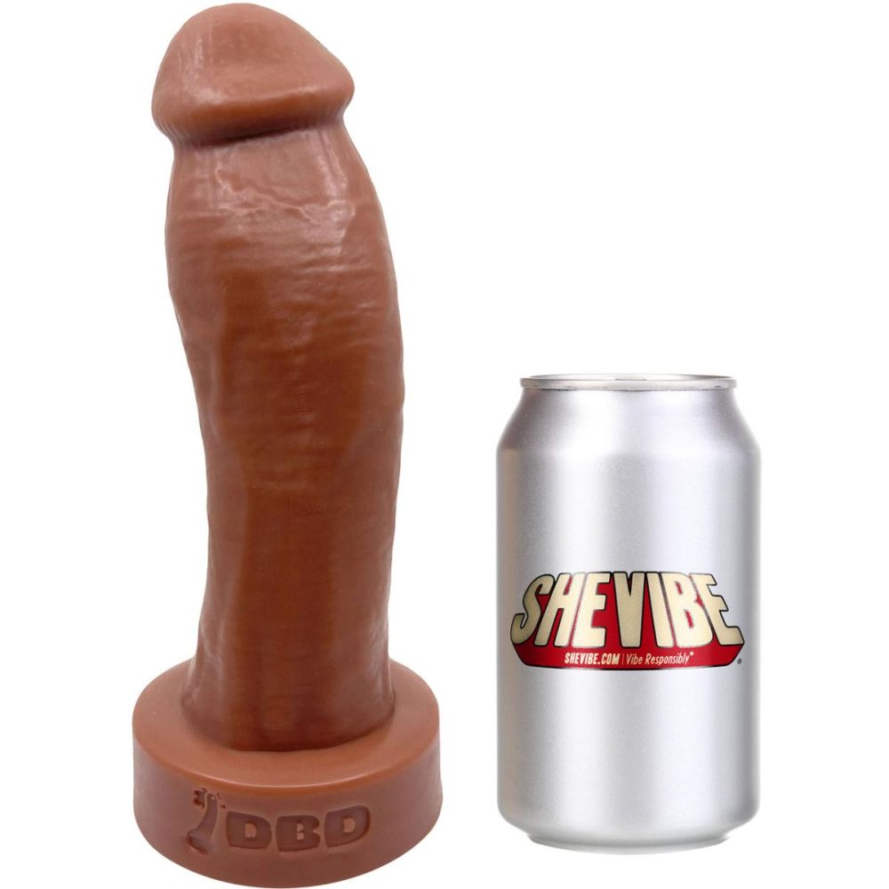 Realistic Dildos | BIG Daddy Duncan XL 9" Platinum Silicone Realistic Dildo – Chocolate