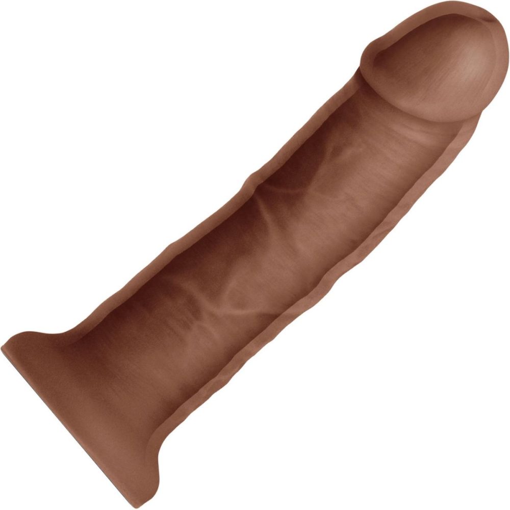 Realistic Dildos | Colours Dual Density Girth 7 Inch Silicone Suction Cup Dildo – Chocolate