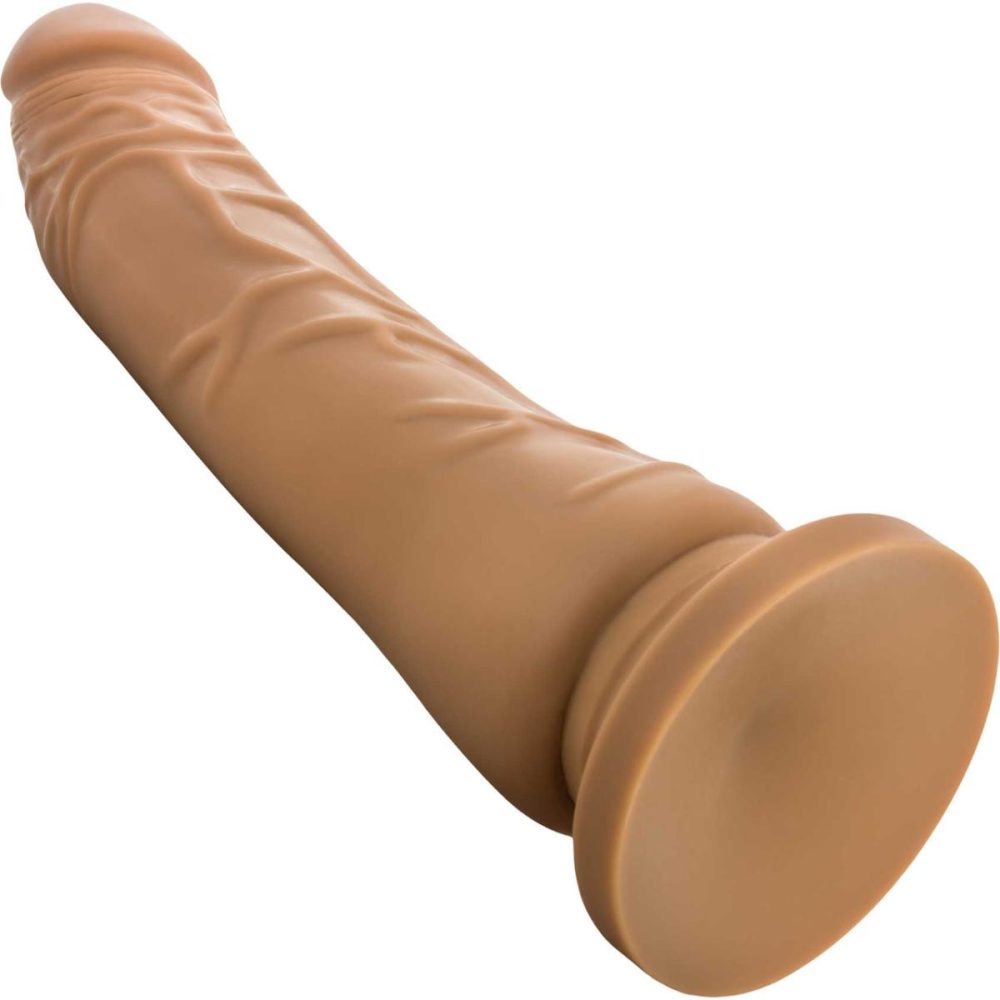 Realistic Dildos | Dr. Skin Dr. Noah 8" Realistic Posable Silicone Dildo With Suction Cup – Caramel