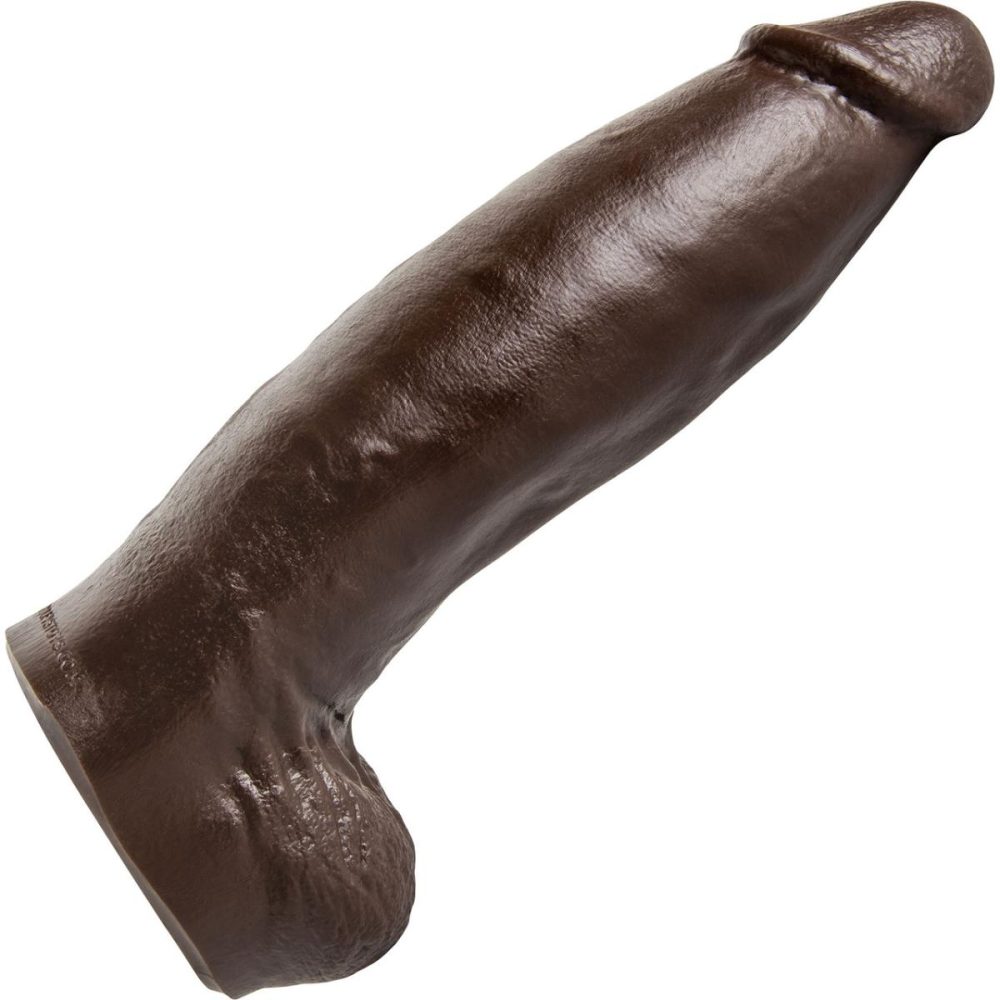 Realistic Dildos | Hankey’s Toys Beefcake Small 8" Silicone Cock With Balls & Vac-U-Lock Base – Chocolate