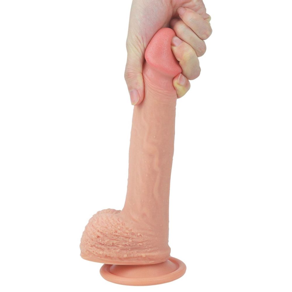 Realistic Dildos | Imrik Medium 6" Realistic Dual Density Silicone Dildo With Suction Cup & Balls