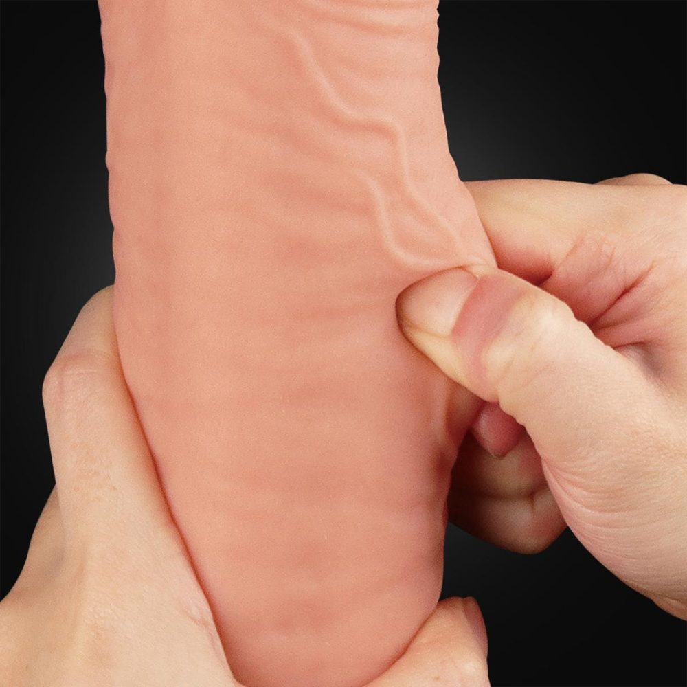 Realistic Dildos | Sigmar XL 9.5" Realistic Dual Density Silicone Dildo With Suction Cup & Balls