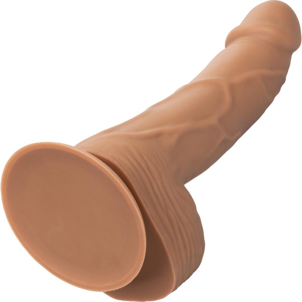 Realistic Dildos | Silicone Studs Realistic 6" Suction Cup Dildo – Caramel