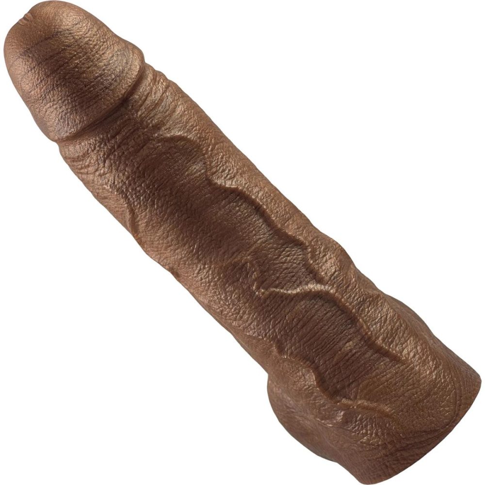 Realistic Dildos | The Titan Small 6" Platinum Silicone Ultrarealistic Dildo With Balls – Chocolate